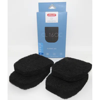 Mousse charbon CL 160 C pour pompe classic 160 pour aquarium