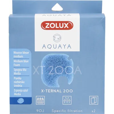 Filtre pour pompe x-ternal 200, filtre XT 200 A mousse e medium x2. pou