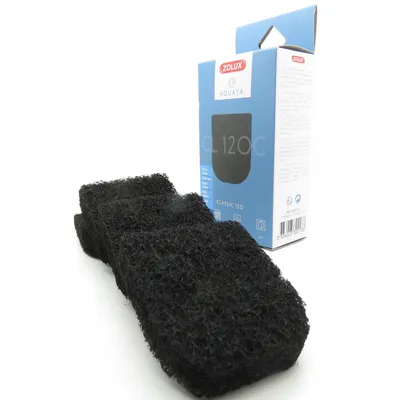 Mousse charbon CL 120 C pour pompe classic 120 pour aquarium.