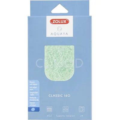 zolux - Mousse anti-algues CL 160 D pour pompe classic 160 pour aquarium.