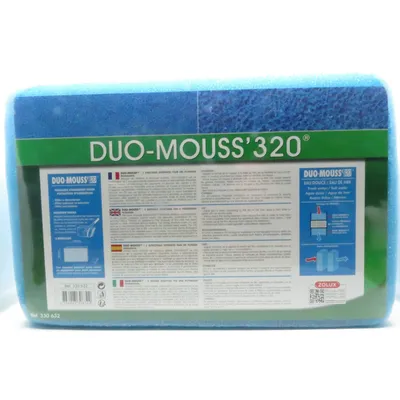 Duo mousse 320.  2 mousses de filtration pour aquarium.