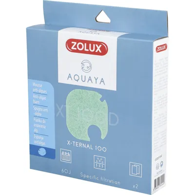 Filtre pour pompe x-ternal 100, filtre XT 100 D mousse anti algues x 2. pou