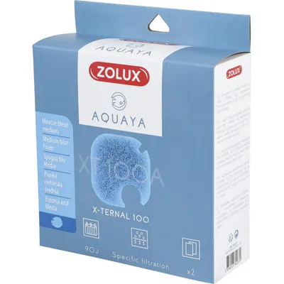 Filtre pour pompe x-ternal 100, filtre XT 100 A mousse e medium x2. pou