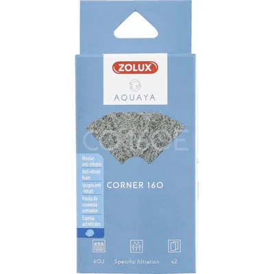 Filtre pour pompe corner 160, filtre CO 160 E mousse anti-nitrates x 2 pour