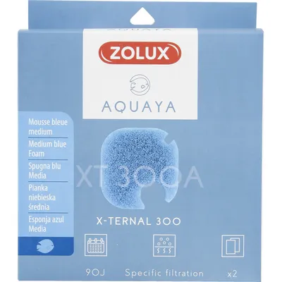 Filtre pour pompe x-ternal 300, filtre XT 300 A mousse e medium x2. pou