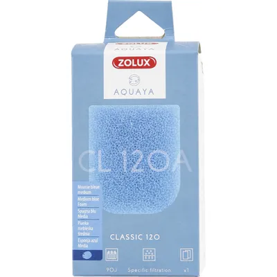 Mousse e medium CL 120 A pour pompe classic 120 pour aquarium