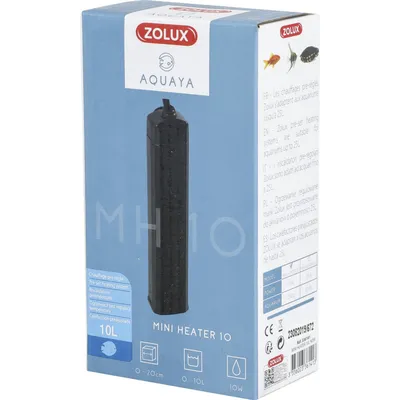 zolux - Chauffage préréglée puissance 10 W   de 0 à 10 L  pour aquarium