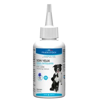 Soin pour les Yeux Lotion Nettoyante 125 ml Pour Chiots et Chatons