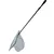 animallparadise - Epuisette filet blanc, maille fine, 20 cm x 16 x 53 cm,