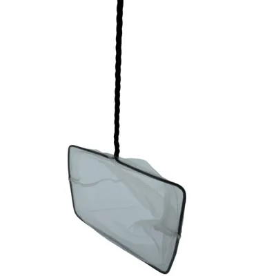 Epuisette filet blanc, maille fine, 20 cm x 16 x 53 cm,  aquarium
