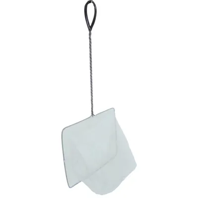 animallparadise - Epuisette filet blanc, maille fine, 25 cm x 22 x 55 cm,