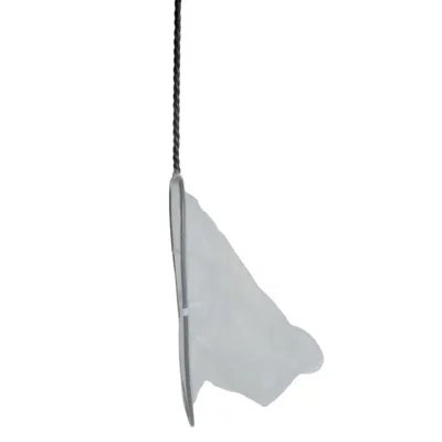 animallparadise - Epuisette filet blanc, maille fine, 25 cm x 22 x 55 cm,
