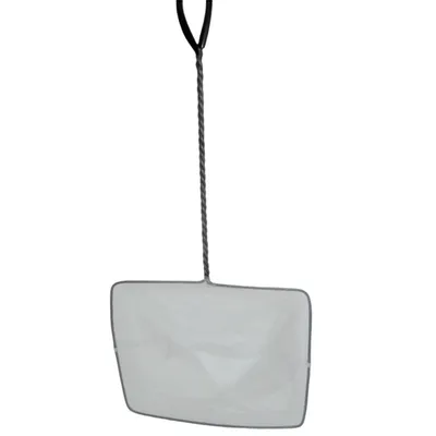 animallparadise - Epuisette filet blanc, maille fine, 25 cm x 22 x 55 cm,