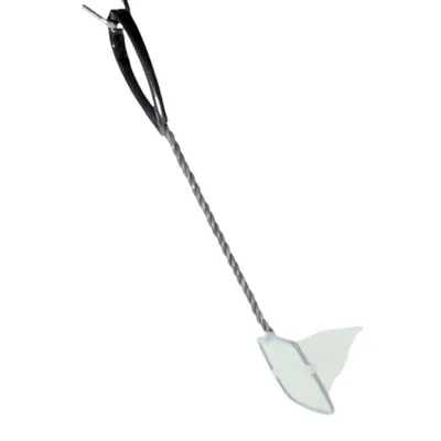 Epuisette filet blanc, maille fine, 8 cm x 6.5 x 31.5 cm,  aquarium