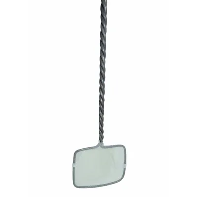 Epuisette filet blanc, maille fine, 8 cm x 6.5 x 31.5 cm,  aquarium