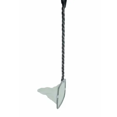 Epuisette filet blanc, maille fine, 8 cm x 6.5 x 31.5 cm,  aquarium
