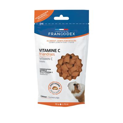 Friandises Vitamine C, Pour Cobayes 50g 1 Article