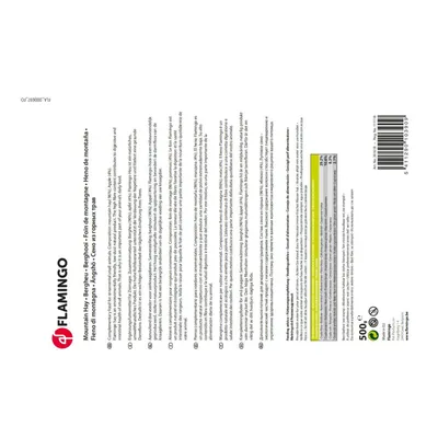Flamingo - Foin de montagne aux Pommes 500 gr pour rongeurs