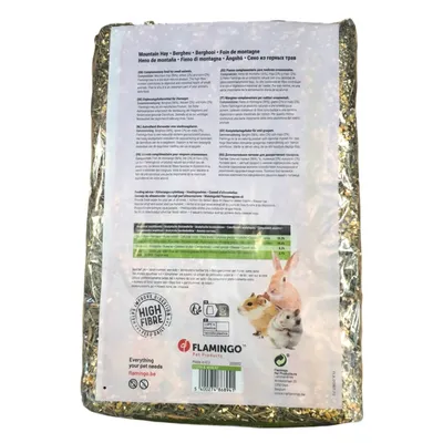Flamingo - Foin de montagne au mais et ble poids 500 g pour rongeur