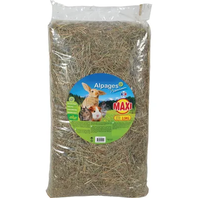 animallparadise - Foin des Alpes premium 2,5 kg pour rongeur