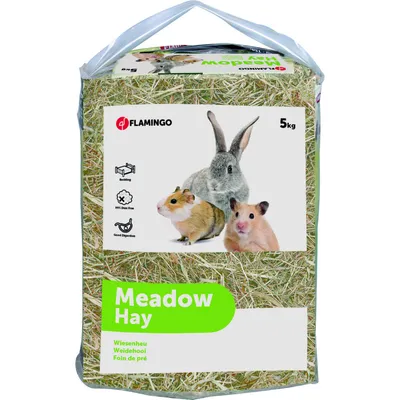 Flamingo - Foin de pré alimentation, 150 litres soit 5 kg pour rongeurs