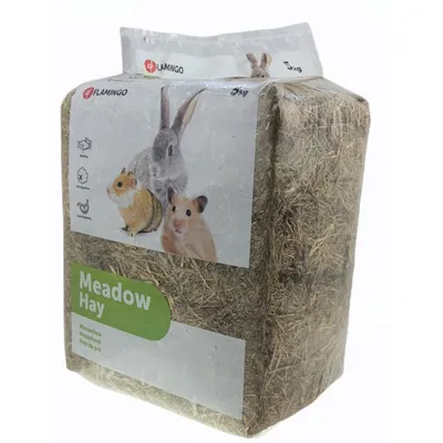 Flamingo - Foin de pré alimentation, 150 litres soit 5 kg pour rongeurs