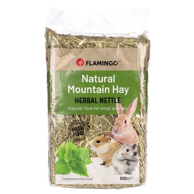Foin de montagne avec orties 500 g pour rongeurs