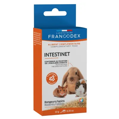 Intestinet 10 g pour rongeur et lapin.