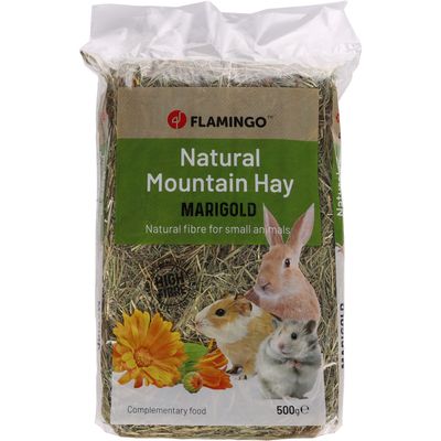 animallparadise - Foin aux fleurs de pissenlit et soucis 500 g pour rongeur