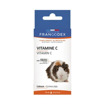 Vitamine C Pour Cobayes, flacon de 15 ml. Vitamine C Pour Cobayes, flacon de 15 ml.