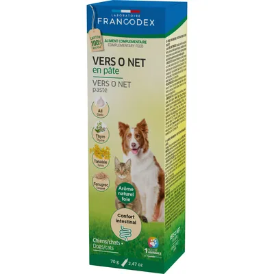 Francodex - Vers O net pâte 70 g pour chien et chat