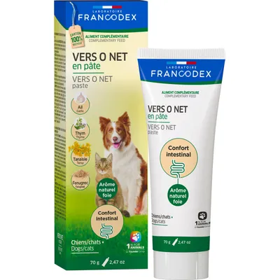 Francodex - Vers O net pâte 70 g pour chien et chat