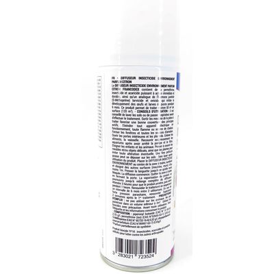 Francodex - Diffuseur antiparasitaire habitat 200 ml(120m²) parfum citron t