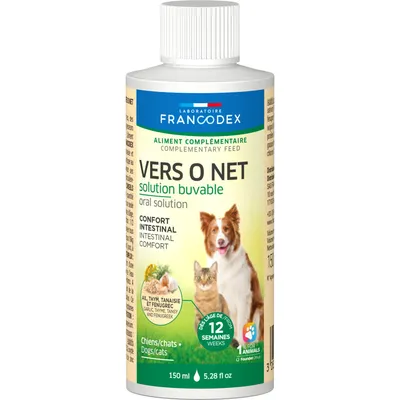Francodex - Antiparasitaire Vers O Net Solution Buvable 150 ml Pour Chiens