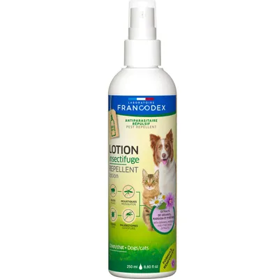 Lotion Insectifuge 250 ml formule renforcée Pour Chiens et Chats