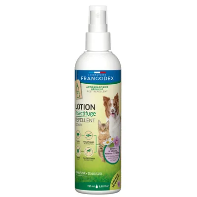 Lotion Insectifuge 250 ml formule renforcée Pour Chiens et Chats