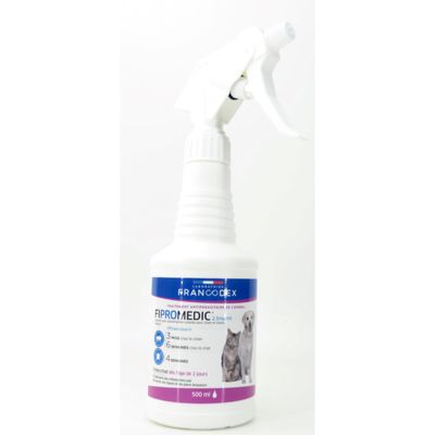 Spray antiparasitaire Fipromedic 500 ml pour chat et chien