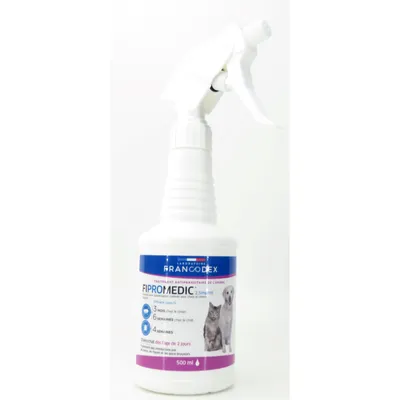 Francodex - Spray antiparasitaire Fipromedic 500 ml pour chat et chien