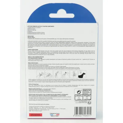 Francodex - 2 Pipettes Fipromedic 67 mg antiparasitaire Pour Petits Chiens Francodex - 2 Pipettes Fipromedic 67 mg antiparasitaire Pour Petits Chiens
