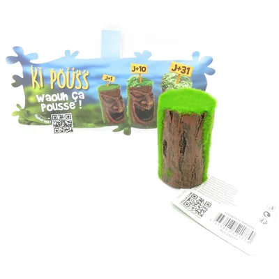 Totem tête ki pouss. 4.5 x 5.1 x 7.9 cm. décoration aquarium.