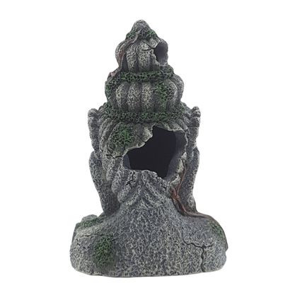 Statue Asie Tête, hauteur 12.5 cm, décoration aquarium