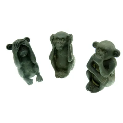 animallparadise - Décoration Singes vue, langage , ouïe. pour aquarium.