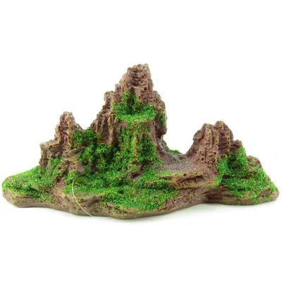 Décoration aquarium. Moza roche montagne.  16 x 6 x 8 cm.