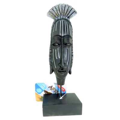 Décoration Africa masque Femme  taille L. Aquarium.