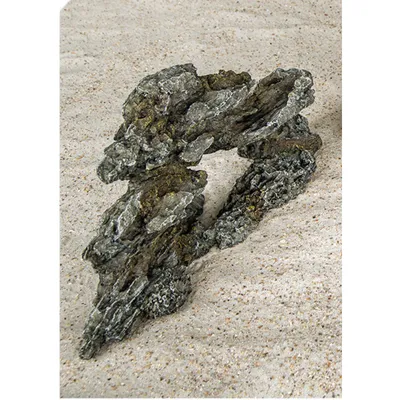 Bois fossilisé 34 x 10 x16 cm . décoration aquarium.