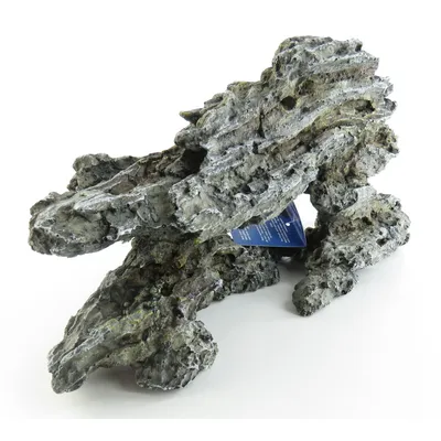 Bois fossilisé 34 x 10 x16 cm . décoration aquarium.