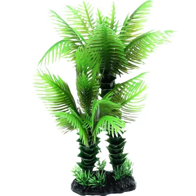 animallparadise - Palmier décoration duo, H 23 cm, pour aquarium