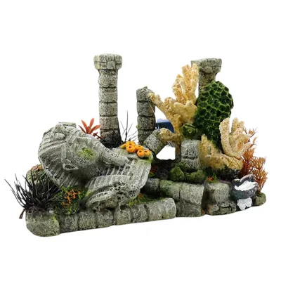Ruines Pharaon Décoration aquarium 24 x 11 x 16 cm.
