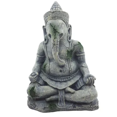 Statue Éléphant, hauteur 16.5 cm, décoration aquarium