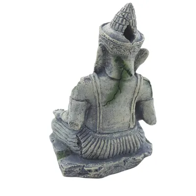 Statue Éléphant, hauteur 16.5 cm, décoration aquarium